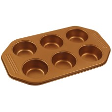 Forma do pieczenia Klausberg KB-7375 na 6 muffinek z powłoką non-stick Copper