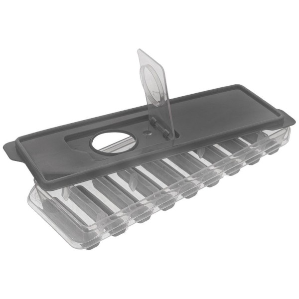 Foremka do wypieków i lodu, ORION 151126 — silikonowa foremka na kostki lodu, szara