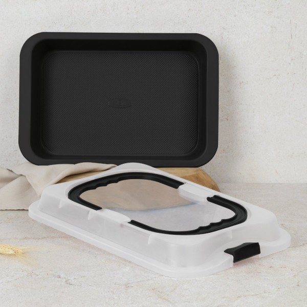 Forma do pieczenia BerlingerHaus BH-8641 z pokrywą Matte Black Collection