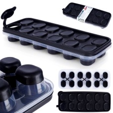 Форма для льоду на 12 кубиків льоду з кришкою, 25 см VILDE 259296