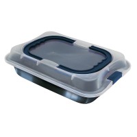 Форма для випікання Berlinger Haus Aquamarine BH-7838 з кришкою, 36.5x24.5x5.5 см
