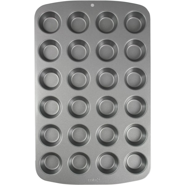 Forma do pieczenia PME mini muffinki 24 szt. nieprzywierająca 36x26,5 cm biała