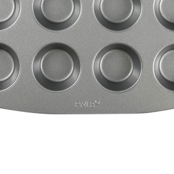 Forma do pieczenia PME mini muffinki 24 szt. nieprzywierająca 36x26,5 cm biała