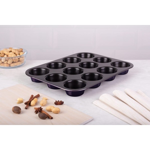 Forma do pieczenia muffinków Berlinger Haus Purple Eclipse BH-6800 na 12 sztuk