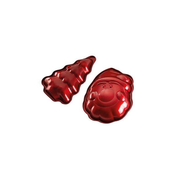 Zestaw foremek do pieczenia ciastek Berlinger Haus Burgundy BH-6947, 2 sztuki, świąteczne