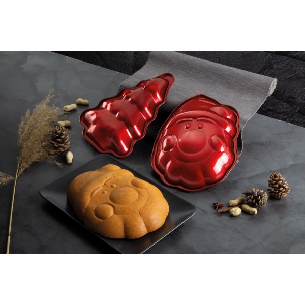 Zestaw foremek do pieczenia ciastek Berlinger Haus Burgundy BH-6947, 2 sztuki, świąteczne