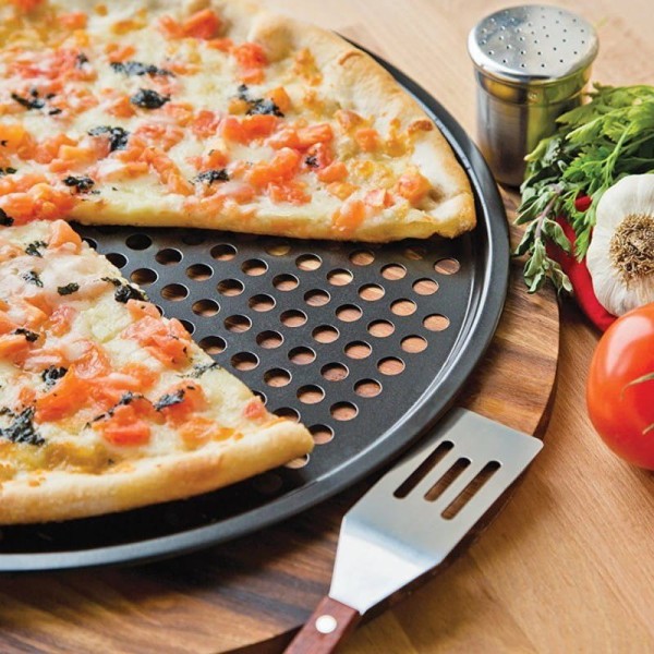 Forma do pieczenia pizzy Klausberg KB-7442 perforowana 34 cm