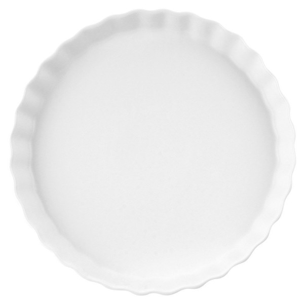 Forma do pieczenia Vilde 279004 biała ceramiczna do tarty 24,5 cm