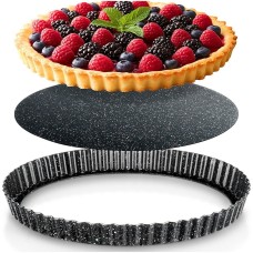 Forma do pieczenia Vilde 279032 granitowa 28x3 cm z wyjmowanym dnem do tarty