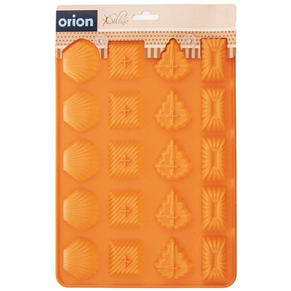 Forma do pieczenia Silikonowa Sillinie Orion 151725 pomarańczowa na ciasteczka
