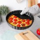 Forma do pieczenia VILDE 279003 ceramiczna czarna 24,5 cm do tart i ciast