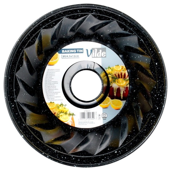 Forma do pieczenia babki Vilde 279031 granitowa z kominem 24,5 cm