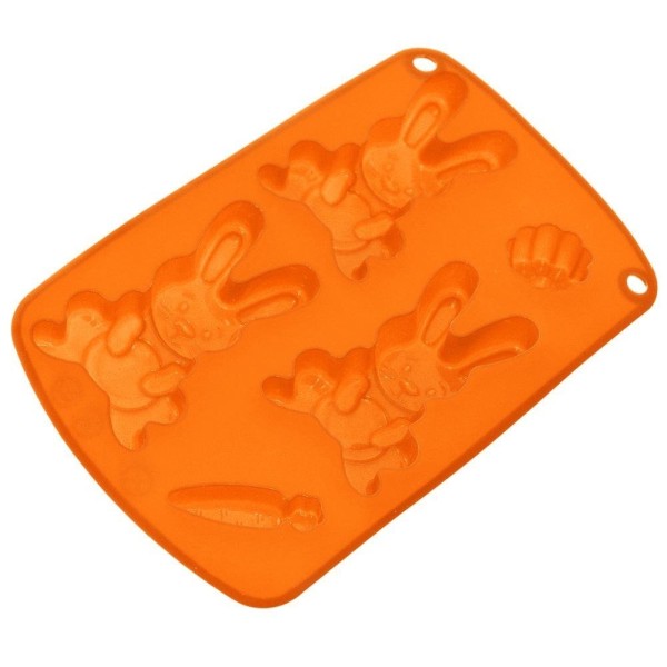 Forma do pieczenia Silikonowa Sillinie Orion 151747 zajączek do ciastek i pralin