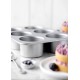 Forma do pieczenia PATISSE Silver-Top na 6 mini serniczków z wyjmowanym spodem