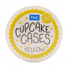 Формочки для випікання кексів PME (60 штук) жовті