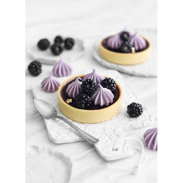 Perforowany okrągły pierścień do wypieków 8cm - Patisse