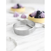 Perforowany okrągły pierścień do wypieków 8cm - Patisse