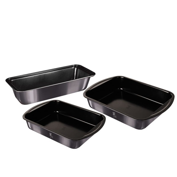 Zestaw form do pieczenia Berlinger Haus Carbon Pro BH-7631, 3 sztuki