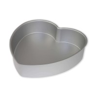 Forma do pieczenia PME Głęboka serce 20 cm szara