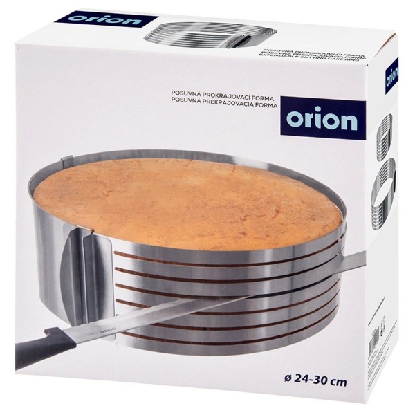 Forma do krojenia biszkoptu Orion regulowana stal 24-30 cm