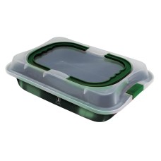 Форма для випікання Berlinger Haus Emerald BH-7843 з кришкою 36,5x24,5x5,5 см для духовки та гриля