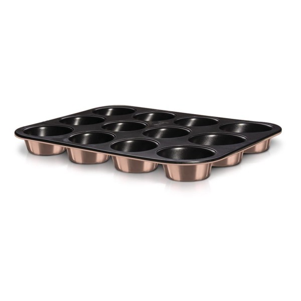 Форма для випікання Berlinger Haus BH-6473 Metallic Rose Gold, 12 маффінів