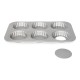 Forma do pieczenia Patisse Silver-Top na 6 mini tart/quiche z wyjmowanym dnem