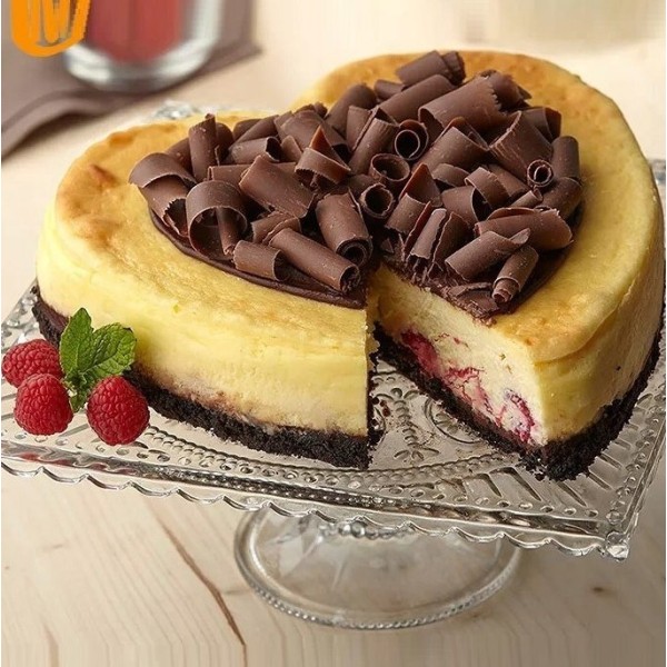 Forma do pieczenia Brunbeste BB-1037 rozpinana marmurkowa 20x7 cm serce