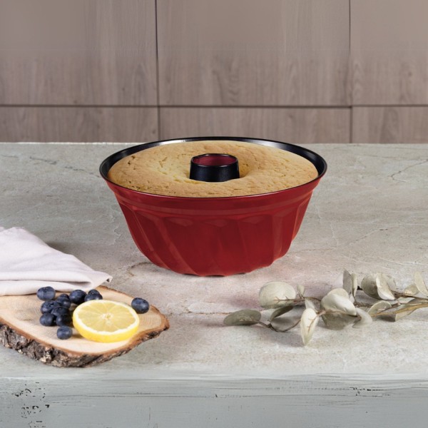 Форма для випікання BerlingerHaus BH-7865, 25 см, для кексів, червона