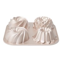 Forma do pieczenia 4 mini babek Patisse Premium aluminiowa