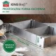 Форма для випічки Kinghoff KH-1907 регульована, тортовниця 34-52x27-18,5x5 см