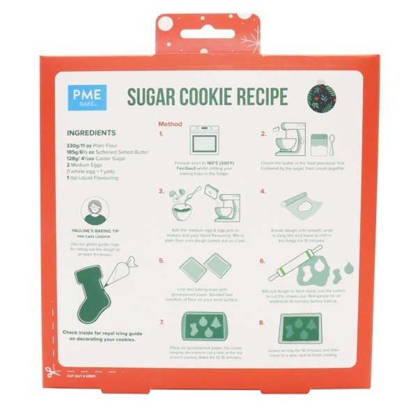 Foremki do ciastek, PME Zestaw 3 świąteczne – wykrawacze do wypieków