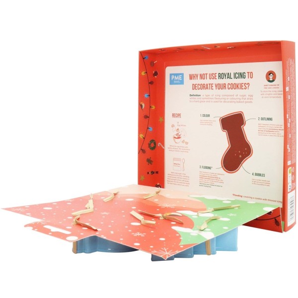 Foremki do ciastek, PME Zestaw 3 świąteczne – wykrawacze do wypieków