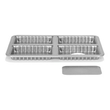 Forma do pieczenia PATISSE Silver-Top na 4 prostokątne mini tarty z wyjmowanym dnem