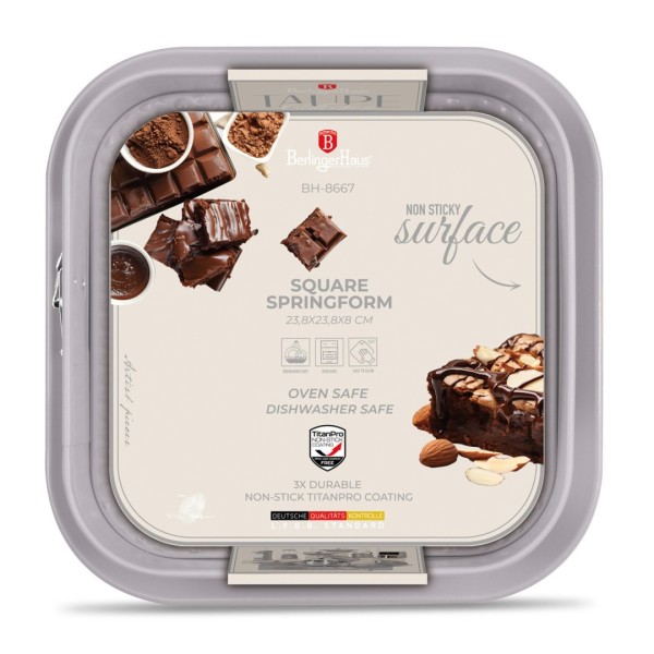 Форма для випікання BerlingerHaus Taupe Collection BH-8667, діаметр 28 см, для приготування випічки Форма для випікання BerlingerHaus Taupe Collection BH-8667, діаметр 28 см, для приготування випічки
