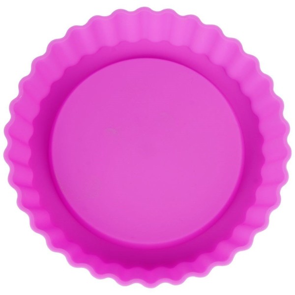 Formy silikonowe Alpina 259259 do pieczenia tart i ciast 12 cm 4 sztuki
