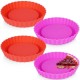 Formy silikonowe Alpina 259259 do pieczenia tart i ciast 12 cm 4 sztuki