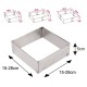 Regulowana forma do pieczenia Kinghoff KH-1906 tortownica rant cukierniczy 28-15x5 cm