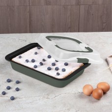 Форма для випікання BerlingerHaus Matte Green BH-8637 з кришкою для домашньої кухні