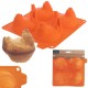 Forma do pieczenia Sillinie Orion 151783 silikonowa pomarańczowa kurka do ciastek i pralinek