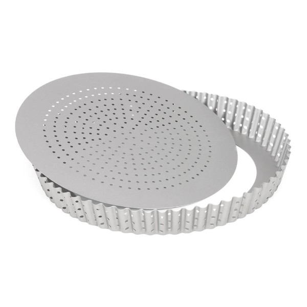 Forma do tarty Patisse Silver-Top perforowana z wyjmowanym spodem 28 cm