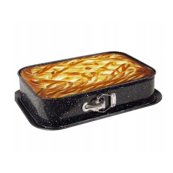 Форма для випікання Brunbeste BB-3654 рознімна 31x22,5x7 см для випікання пирогів та запіканок Форма для випікання Brunbeste BB-3654 рознімна 31x22,5x7 см для випікання пирогів та запіканок