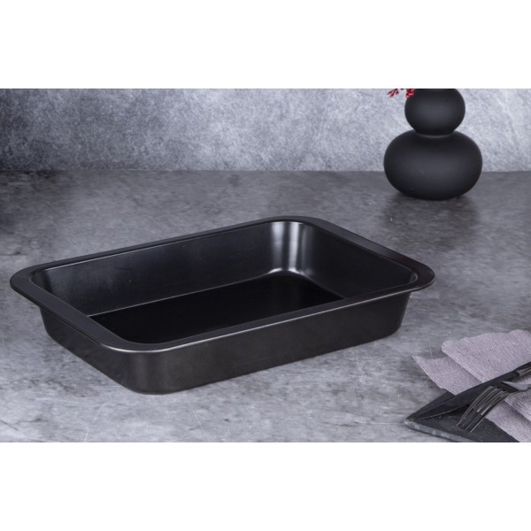 Forma do pieczenia Berlinger Haus Shiny Black BH-7840 z pokrywą 36,5x24,5x5,5 cm