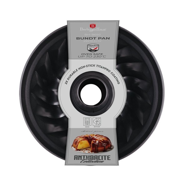 Форма для випікання Berlinger Haus BH-8692 Antracit Collection, 25 см, для бабки