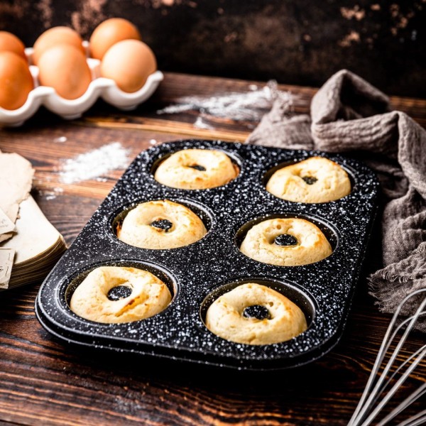 Forma do pieczenia Klausberg KB-7840 na 6 muffinków z powłoką nieprzywieralną
