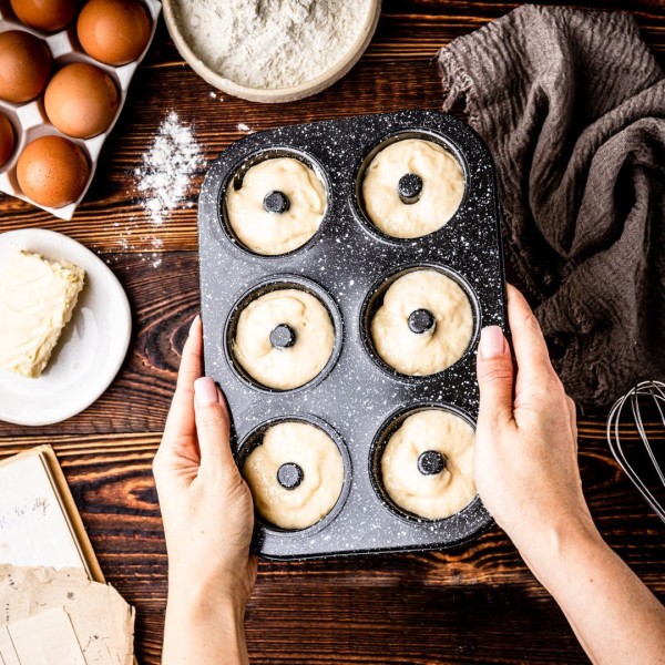 Forma do pieczenia Klausberg KB-7840 na 6 muffinków z powłoką nieprzywieralną
