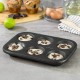 Forma do pieczenia muffinek Kinghoff KH-1199 żeliwna 6 sztuk