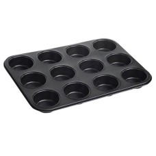 Forma do pieczenia babeczek Kinghoff KH-4099, blaszana, 12 muffinek