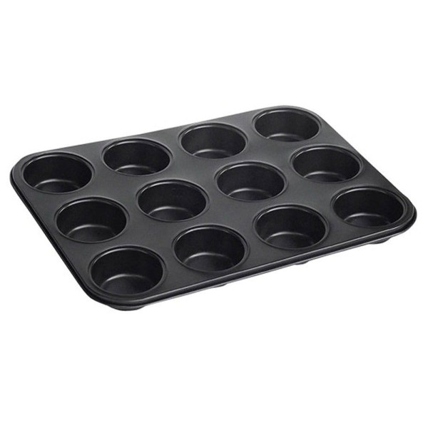 Forma do pieczenia babeczek Kinghoff KH-4099, blaszana, 12 muffinek