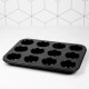 Forma do pieczenia babeczek Kinghoff KH-4099, blaszana, 12 muffinek